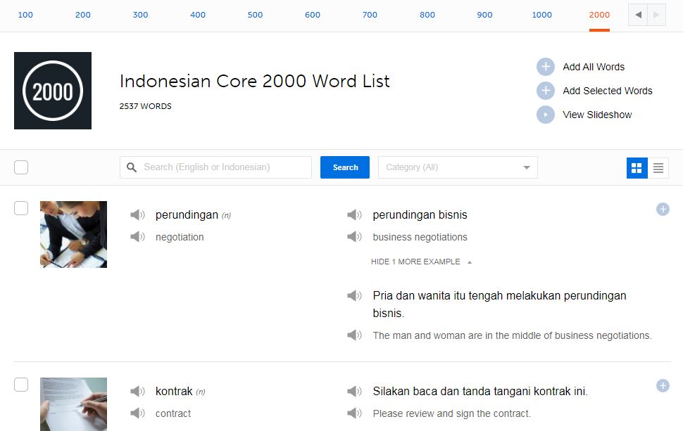 IndonesianPod101-Review-Most-Common-Words-List